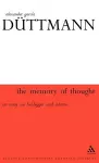 The Memory of Thought cover