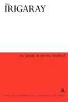 To Speak is Never Neutral cover