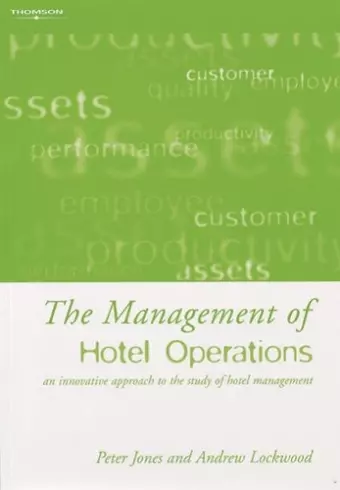 The Management of Hotel Operations cover