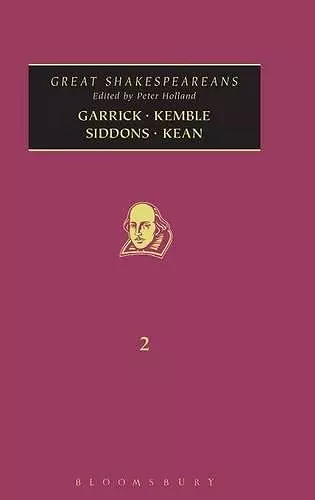 Garrick, Kemble, Siddons, Kean cover