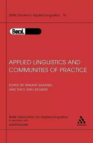 Applied Linguistics & Communities of Practice cover