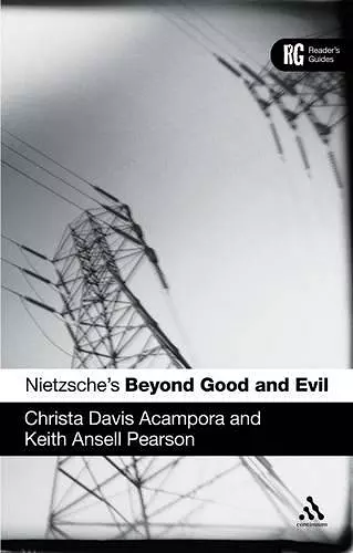 Nietzsche's 'Beyond Good and Evil' cover