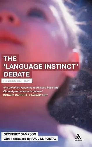 The 'Language Instinct' Debate cover