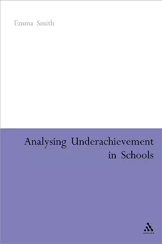 Analysing Underachievement in Schools cover