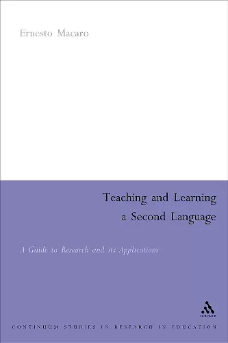 Teaching and Learning a Second Language cover