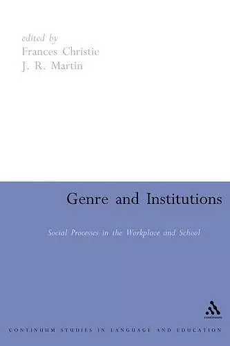 Genre and Institutions cover
