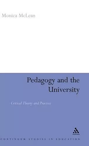 Pedagogy and the University cover