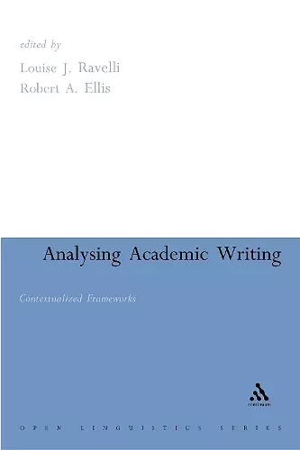 Analysing Academic Writing cover