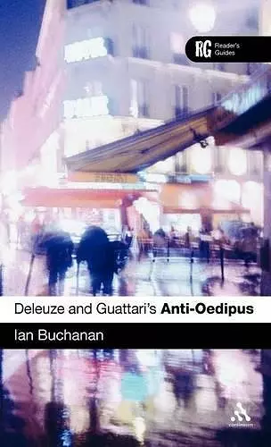 Deleuze and Guattari's 'Anti-Oedipus' cover