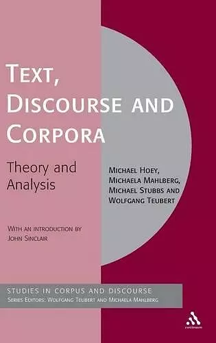 Text, Discourse and Corpora cover