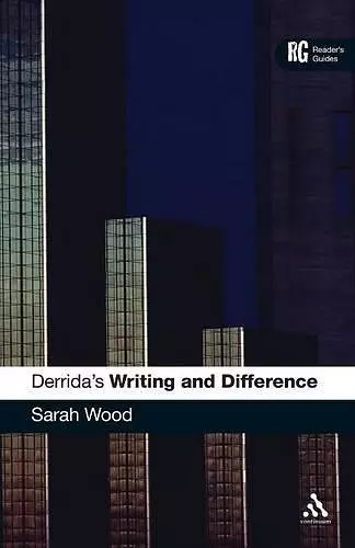 Derrida's 'Writing and Difference' cover