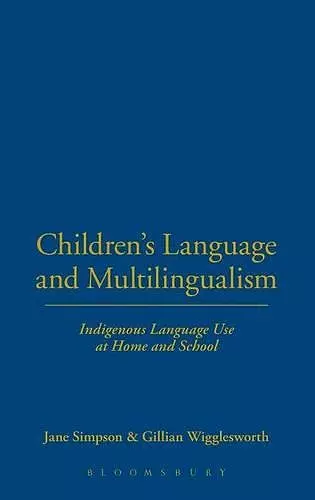 Children's Language and Multilingualism cover