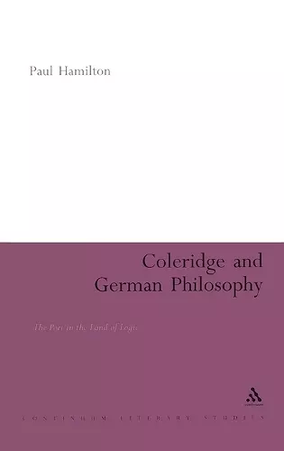 Coleridge and German Philosophy cover