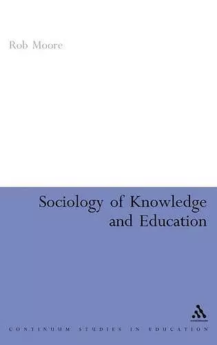 Sociology of Knowledge and Education cover