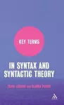 Key Terms in Syntax and Syntactic Theory cover