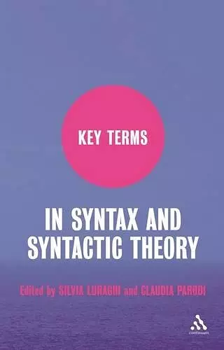 Key Terms in Syntax and Syntactic Theory cover