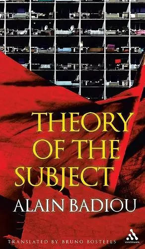 Theory of the Subject cover