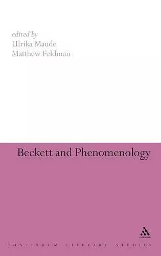 Beckett and Phenomenology cover