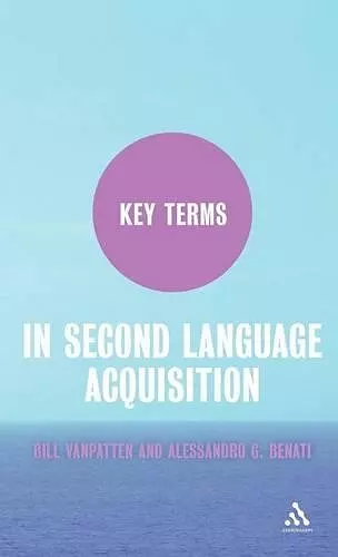 Key Terms in Second Language Acquisition cover