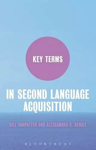 Key Terms in Second Language Acquisition cover