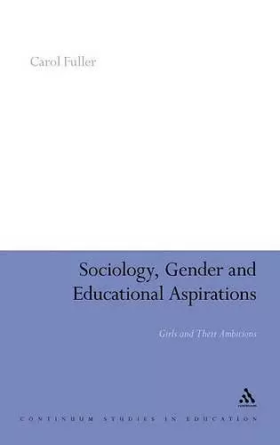 Sociology, Gender and Educational Aspirations cover