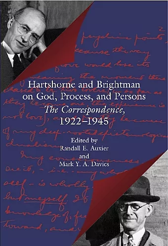 Hartshorne and Brightman on God, Process and Persons cover