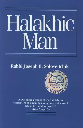 Halakhic Man cover