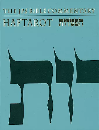 The JPS Bible Commentary: Haftarot cover