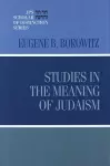 Studies in the Meaning of Judaism cover