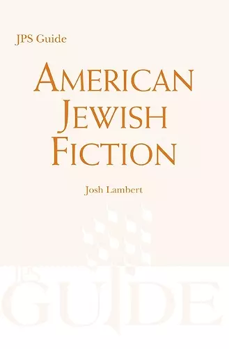 American Jewish Fiction cover