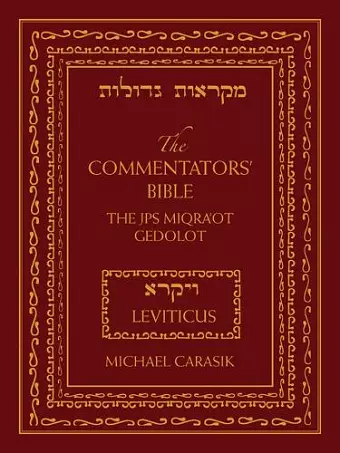 The Commentators' Bible: Leviticus cover