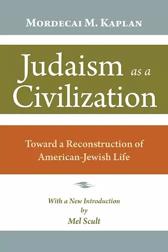 Judaism as a Civilization cover