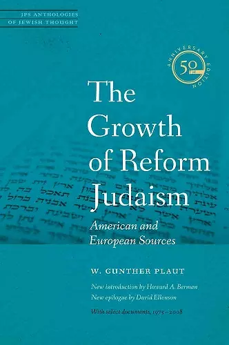 The Growth of Reform Judaism cover