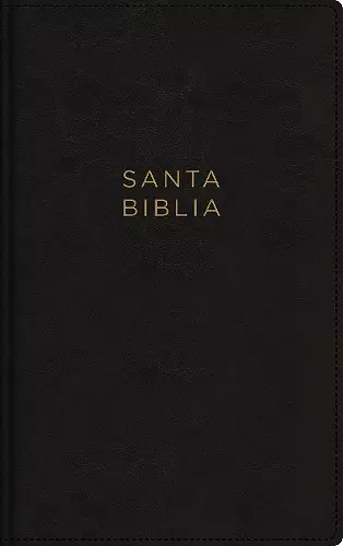 NBLA, Santa Biblia, Ultrafina, Letra grande, Leathersoft, Negro, Palabras de Jesús en rojo, con cierre cover