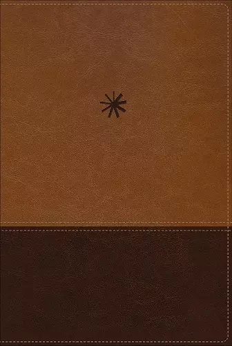 NBLA, Biblia Cronológica de Estudio, Interior a cuatro colores, Leathersoft, dos tonos café, Comfort Print cover