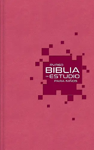 RVR60 Biblia de estudio para niños, Leathersoft, Rosado cover