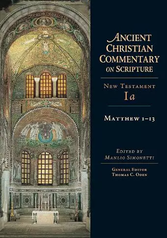 Matthew 1–13 cover