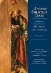 Incomplete Commentary on Matthew (Opus imperfectum) cover