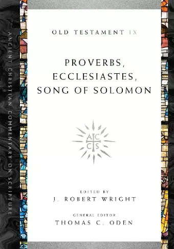 Proverbs, Ecclesiastes, Song of Solomon cover