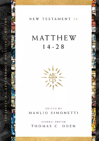 Matthew 14–28 cover