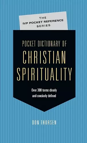 Pocket Dictionary of Christian Spirituality cover