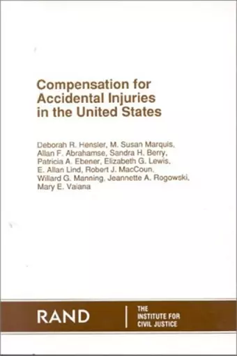 Compensation for Accidental Injuries in the United States cover