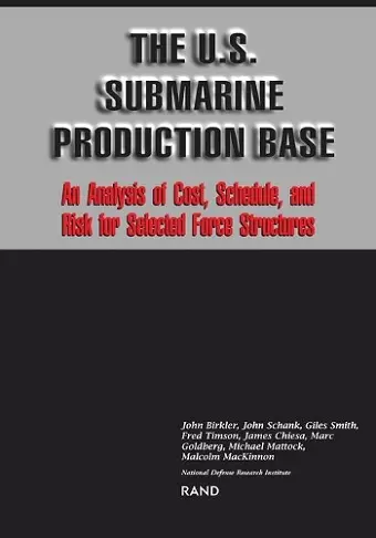 U.S.Submarine Production Base cover