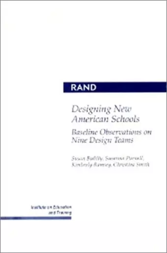 Designing New American Schools cover