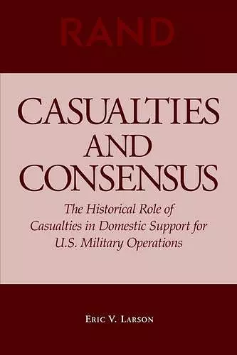 Casualties and Consensus cover