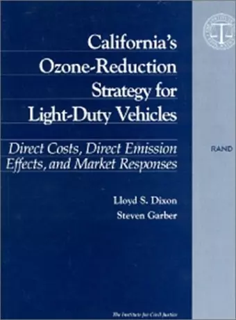 California's Ozone Reduction Strategy for Light-Duty Vehicles cover