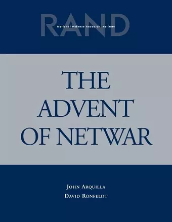 Advent of Netwar cover