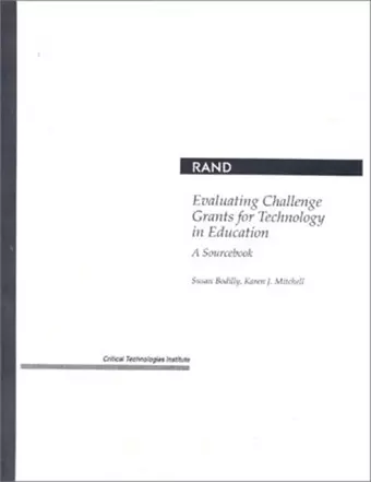 Evaluating Challenge Grants for Technology in Education cover