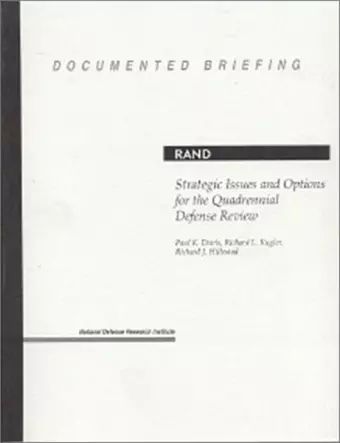 Strategic Issues and Options for the Quadrennial Defense Review cover