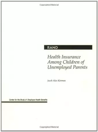 Health Insurance among Children of Unemployed Parents cover